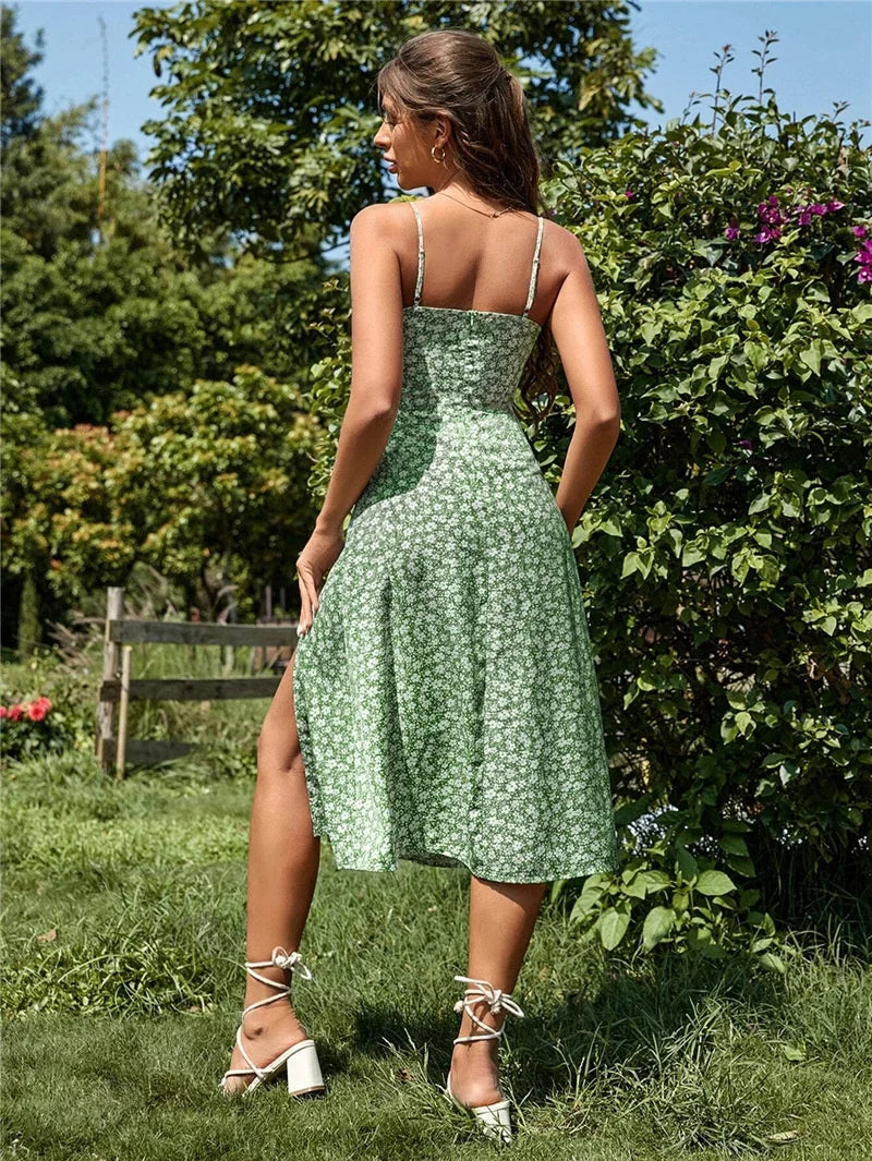 Vestido Midi Floral