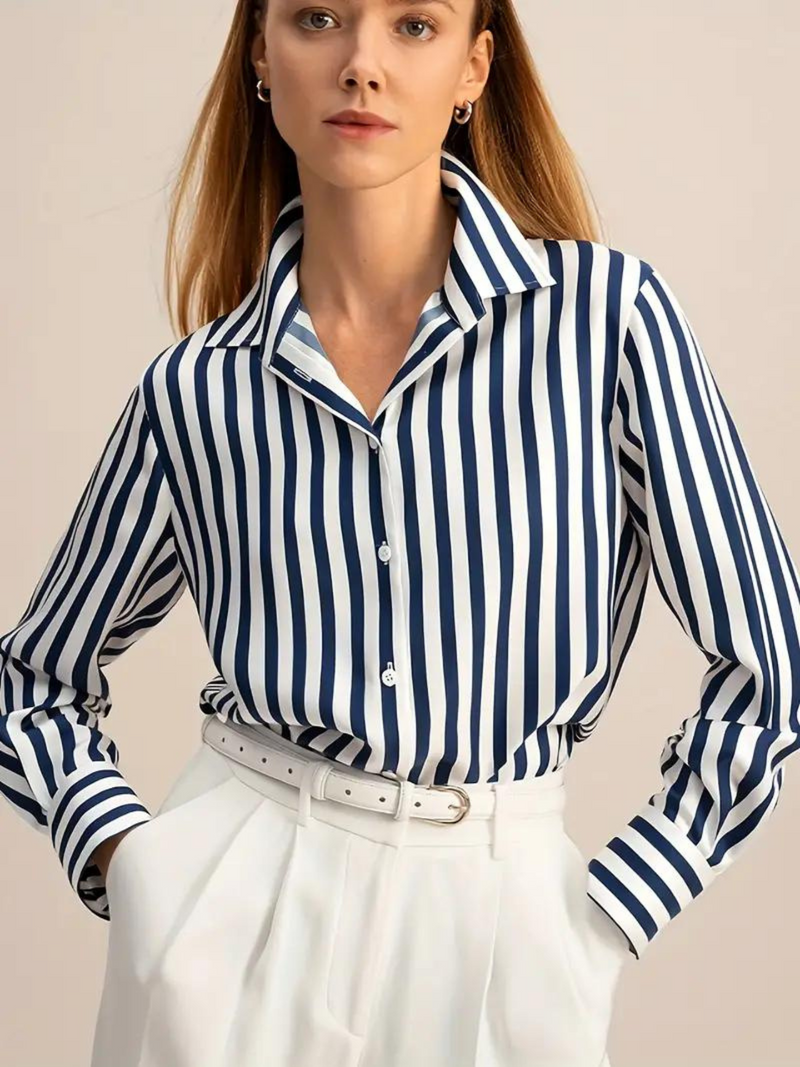 Camisa Feminina Listrada