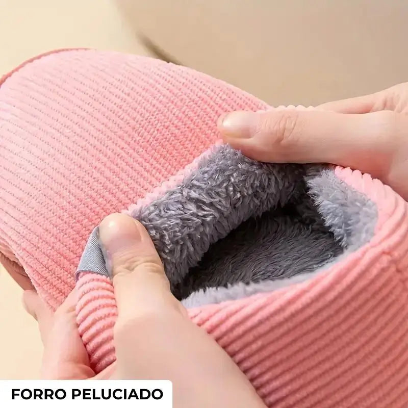 Pantufa Feminina Peluciada Antiderrapante - Confitt