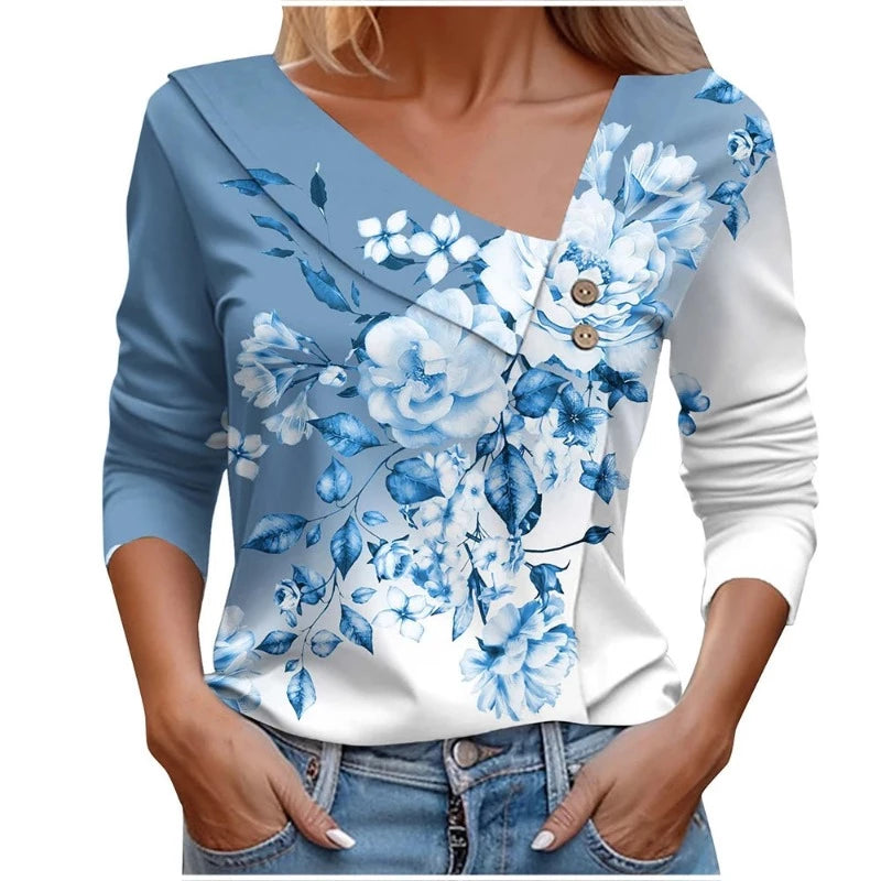 Blusa Feminina de Manga 3/4 Cortelle