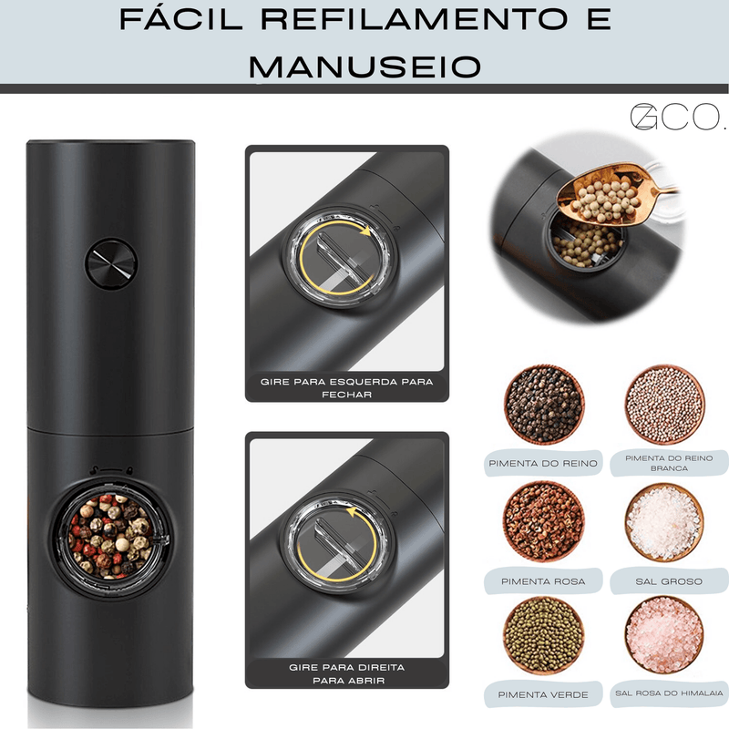 Moedor Automático De Temperos [Compre 1 e Leve 2]