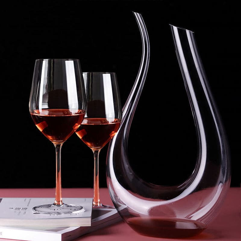 Decanter de Vinho Recipiente de Vidro Cisne Decantador