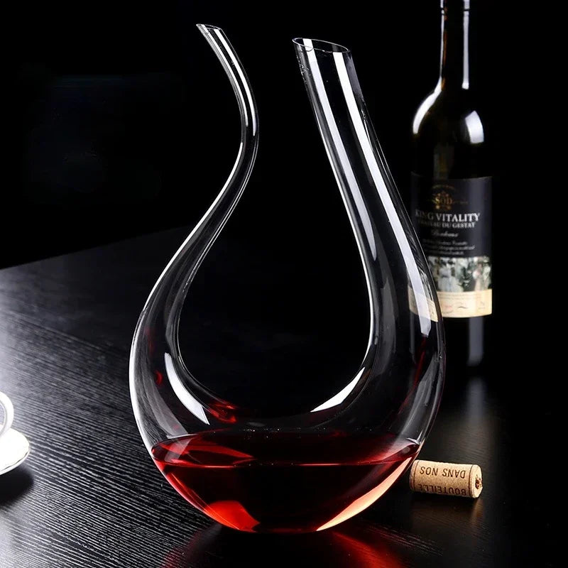 Decanter de Vinho Recipiente de Vidro Cisne Decantador