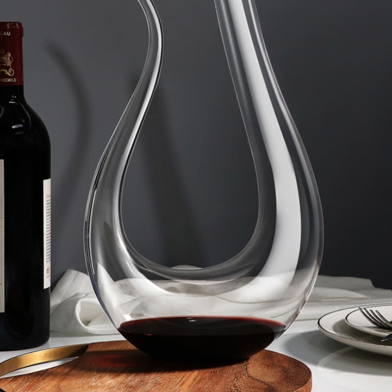 Decanter de Vinho Recipiente de Vidro Cisne Decantador