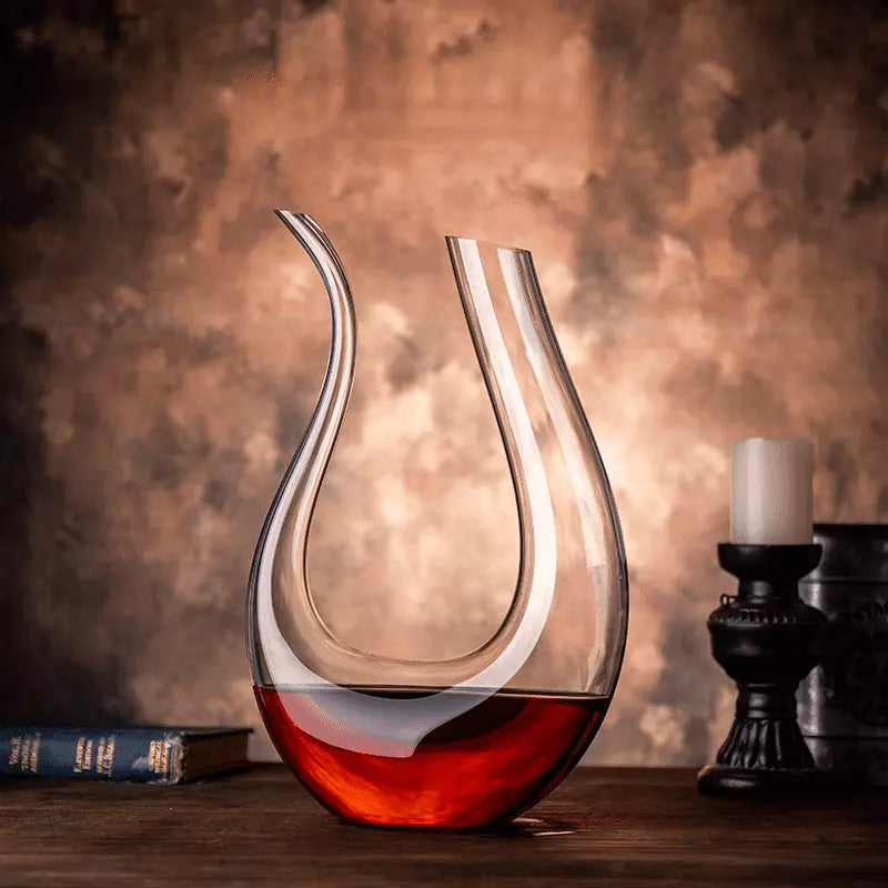 Decanter de Vinho Recipiente de Vidro Cisne Decantador