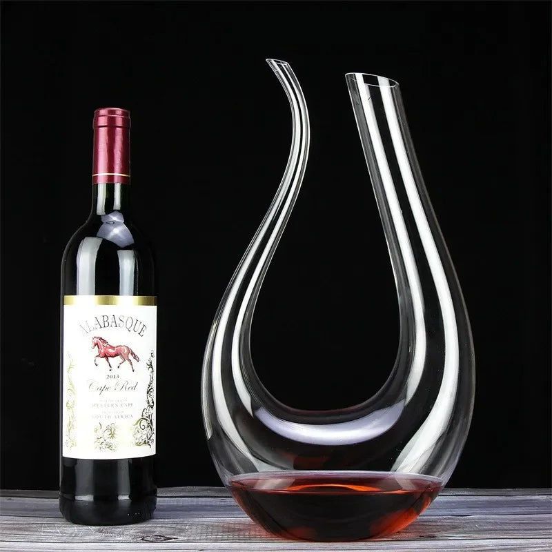 Decanter de Vinho Recipiente de Vidro Cisne Decantador