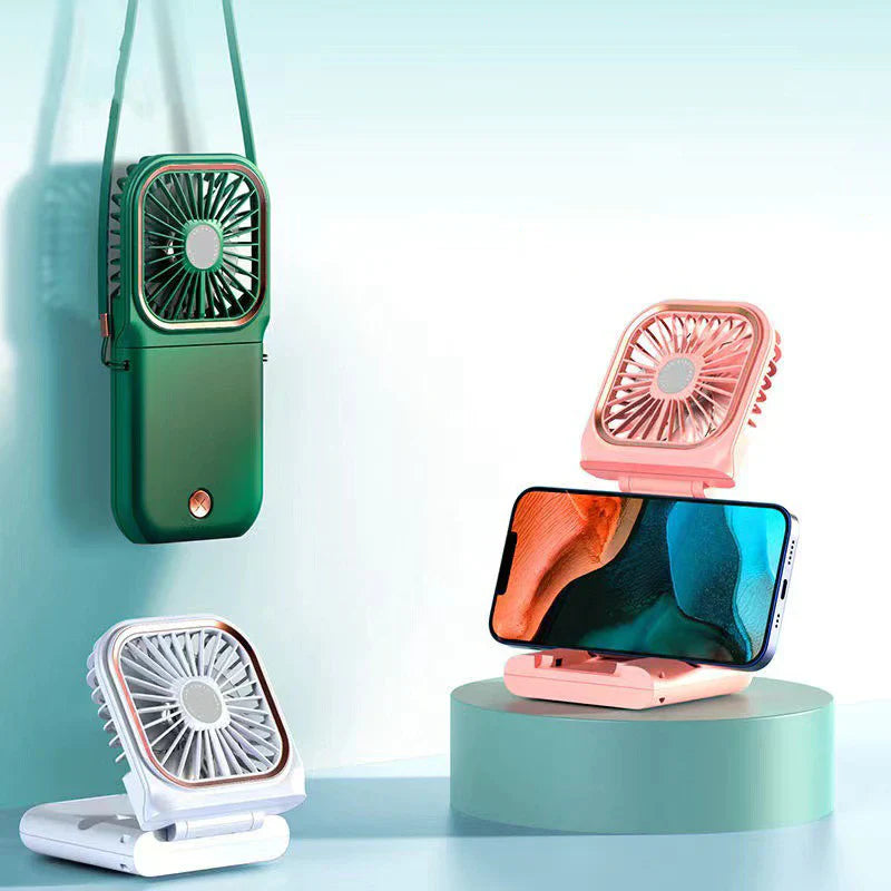 Mini Ventilador Multifunções Portátil