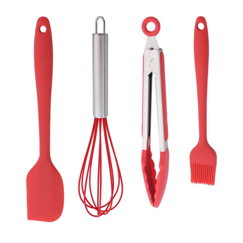 Conjunto Utensílios de Cozinha Silicone 4 a 12 Peças