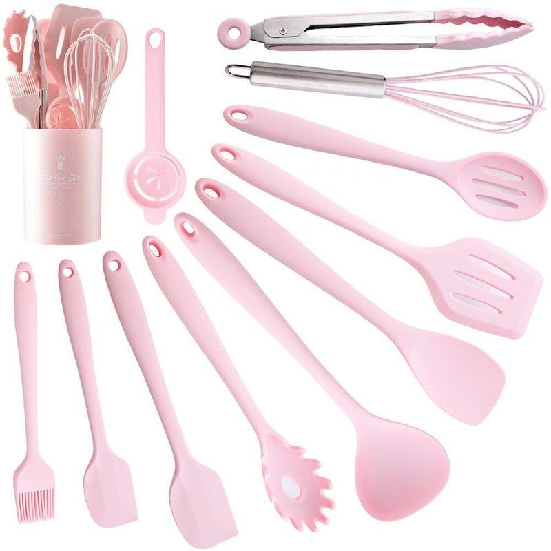 Conjunto Utensílios de Cozinha Silicone 4 a 12 Peças