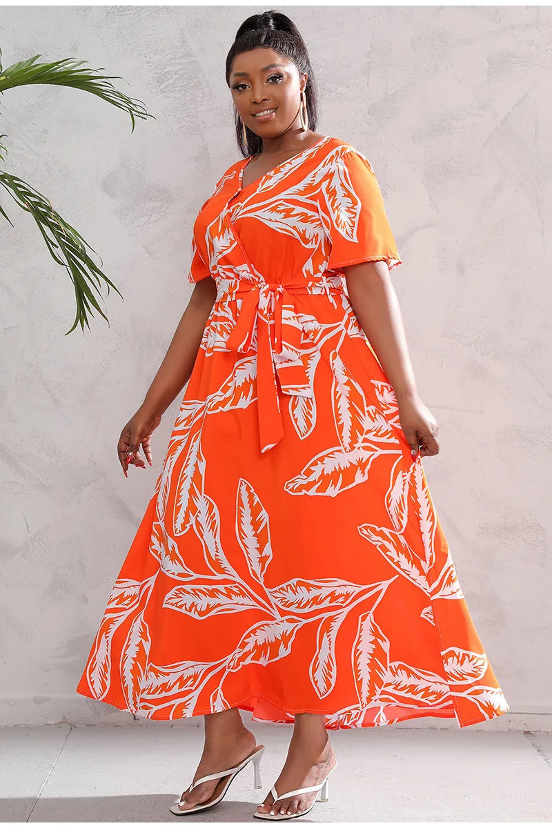 Vestido Plus Size Soltinho Floral