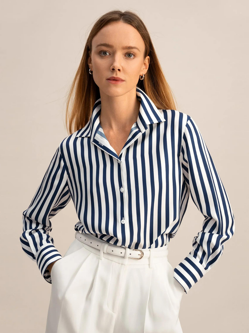 Camisa Feminina Listrada