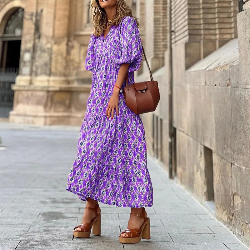 Vestido Midi Longo Soltinho Paraty